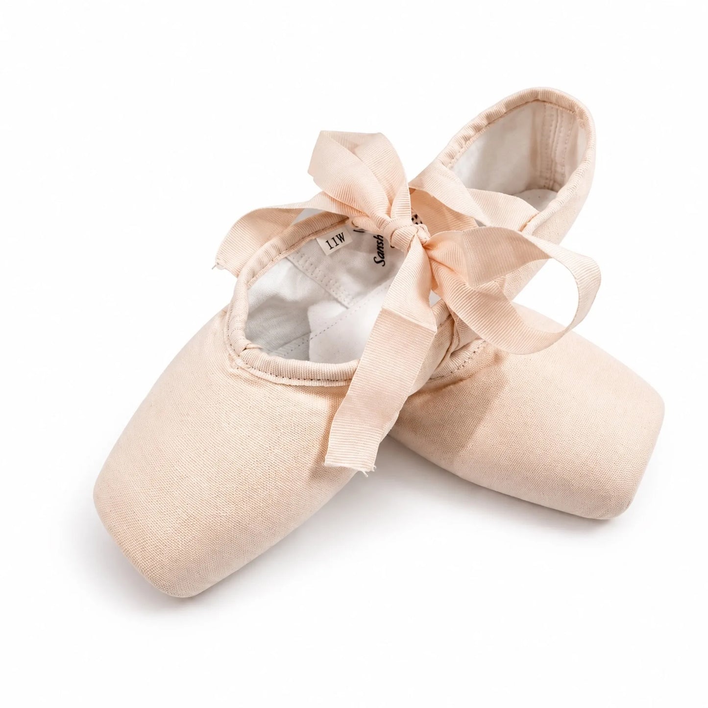 Pink Ballet Pointe Shoes - Canvas/Satin