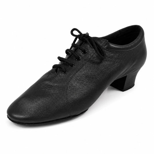 Soul dancer Men's Black Leather Latin Shoes 419 leather