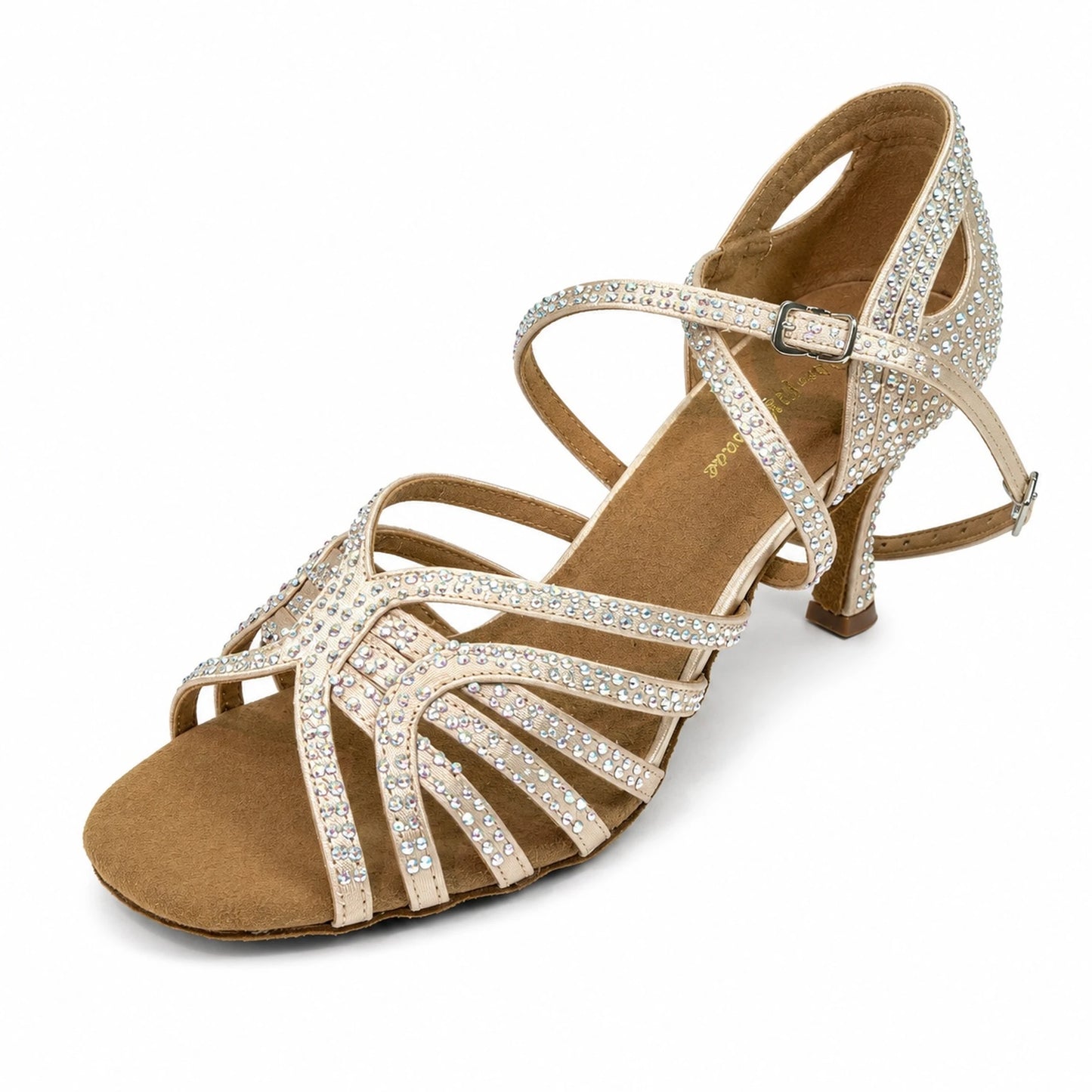 Professional Sparkling Rhinestone Latin Dance Shoes