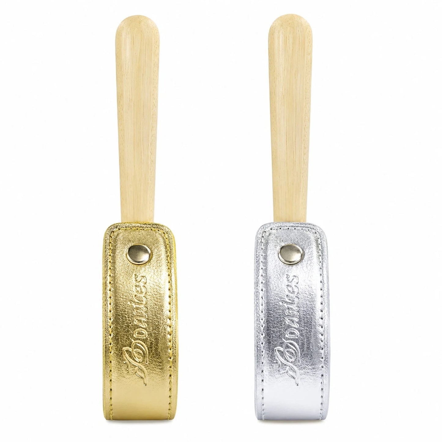 Professional Dance Shoe Heel Protectors - Luxury Gold & Silver Set