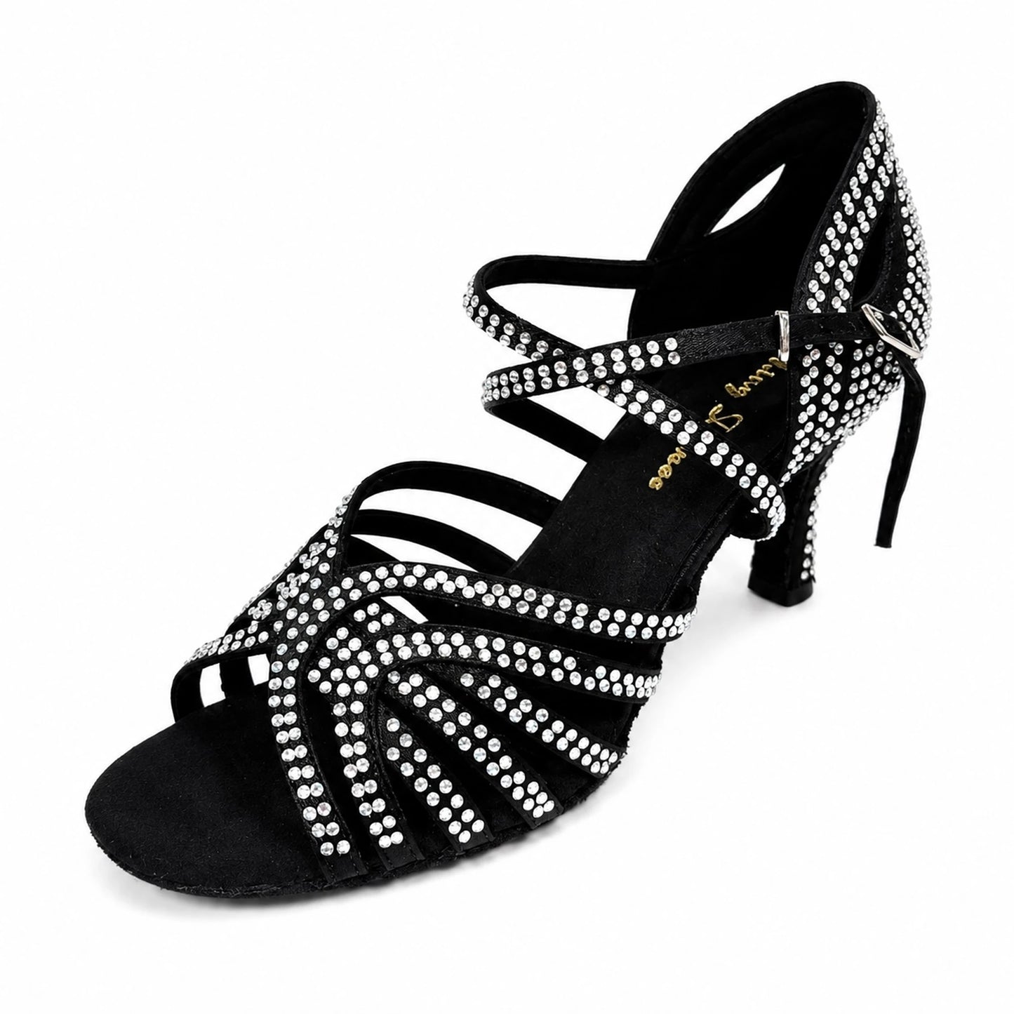 Professional Sparkling Rhinestone Latin Dance Shoes