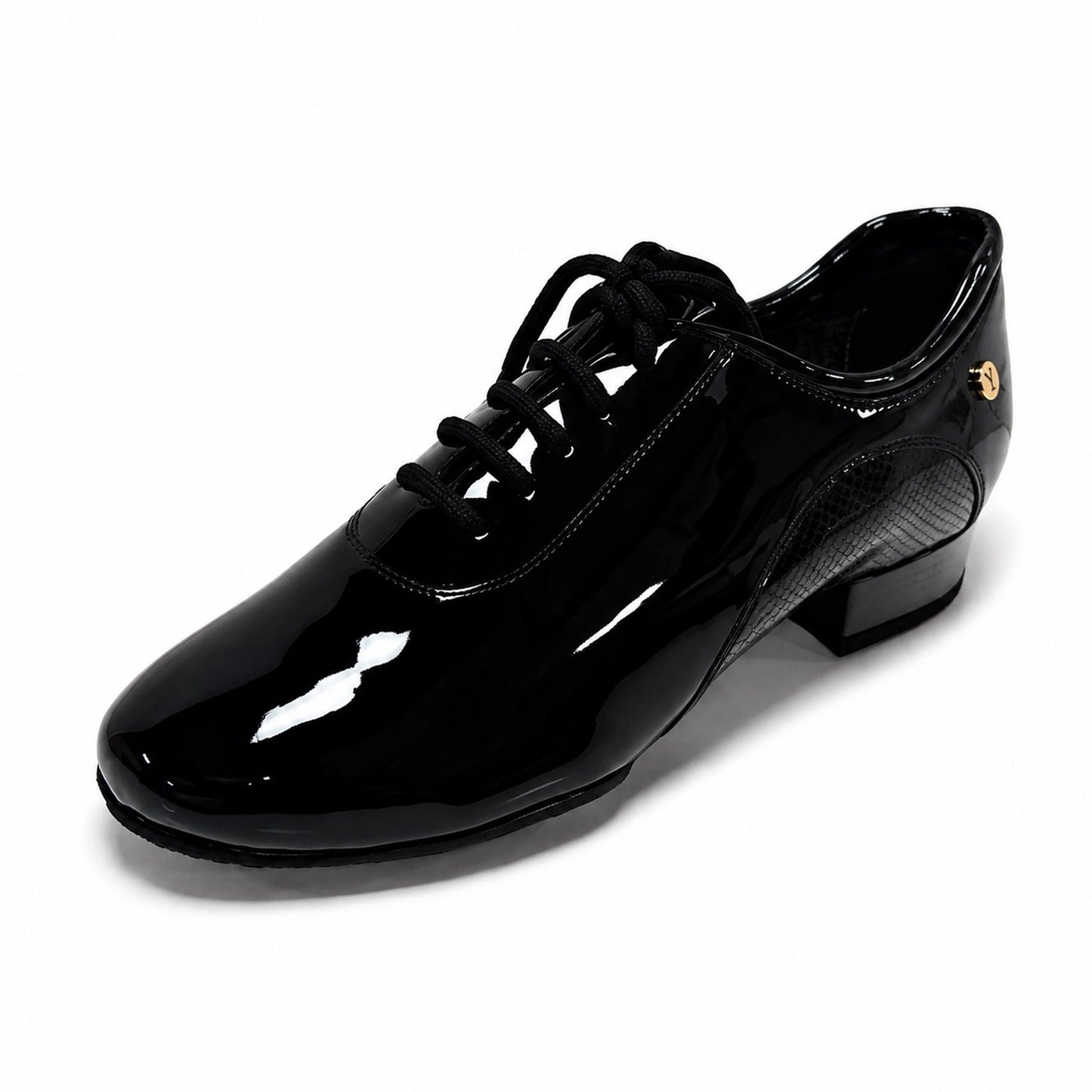 ADS Men's Standard Dance Shoe A4012-0100 Black Patent Leather